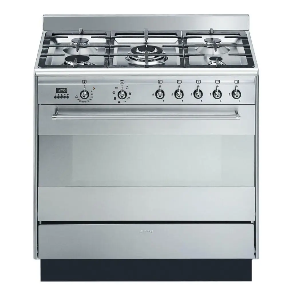 Smeg Italian fiver eye gas burner cooking range